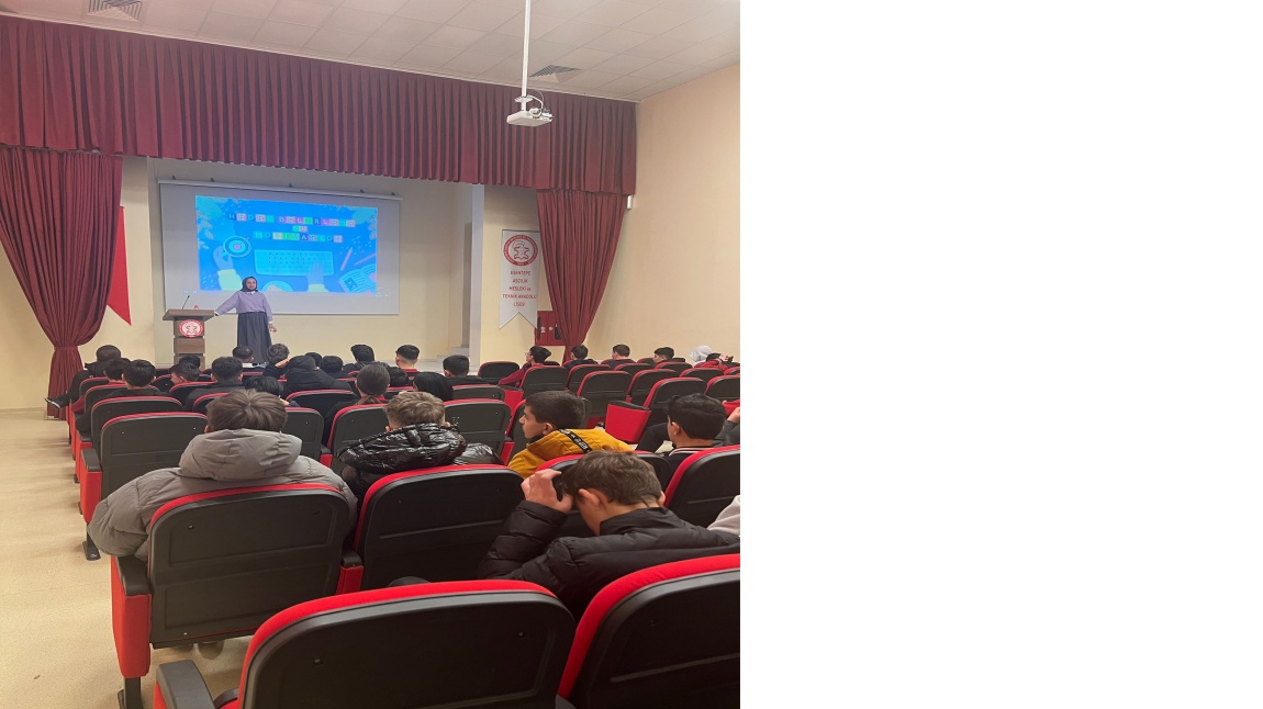 Öğrencilerimize Hedef Belirleme Semineri Verildi...